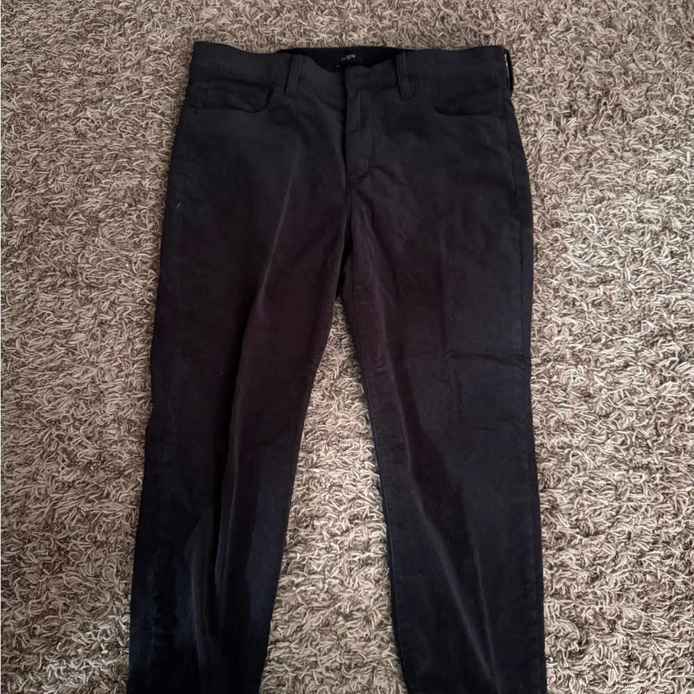 J. Crew Charcoal Corduroy Pants